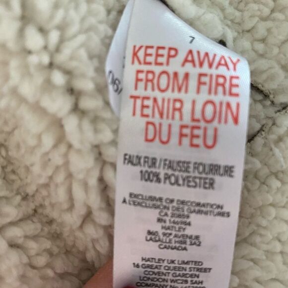 Hatley Girls Faux Fur Vest Size 7 - Picture 4 of 4